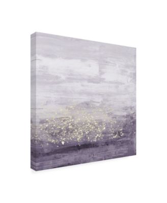 Jennifer Goldberger Amethyst Glitter I Canvas Art - 15" x 20"