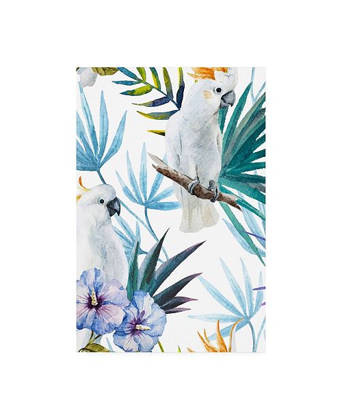 Trademark Global Incado Cockatoo Blue And Green Canvas Art 27 X 33 5 Reviews All Wall Decor Home Decor Macy S