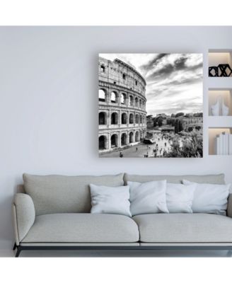Trademark Global Philippe Hugonnard Dolce Vita Rome 3 Colosseum VI Canvas Art - 36.5" x 48"