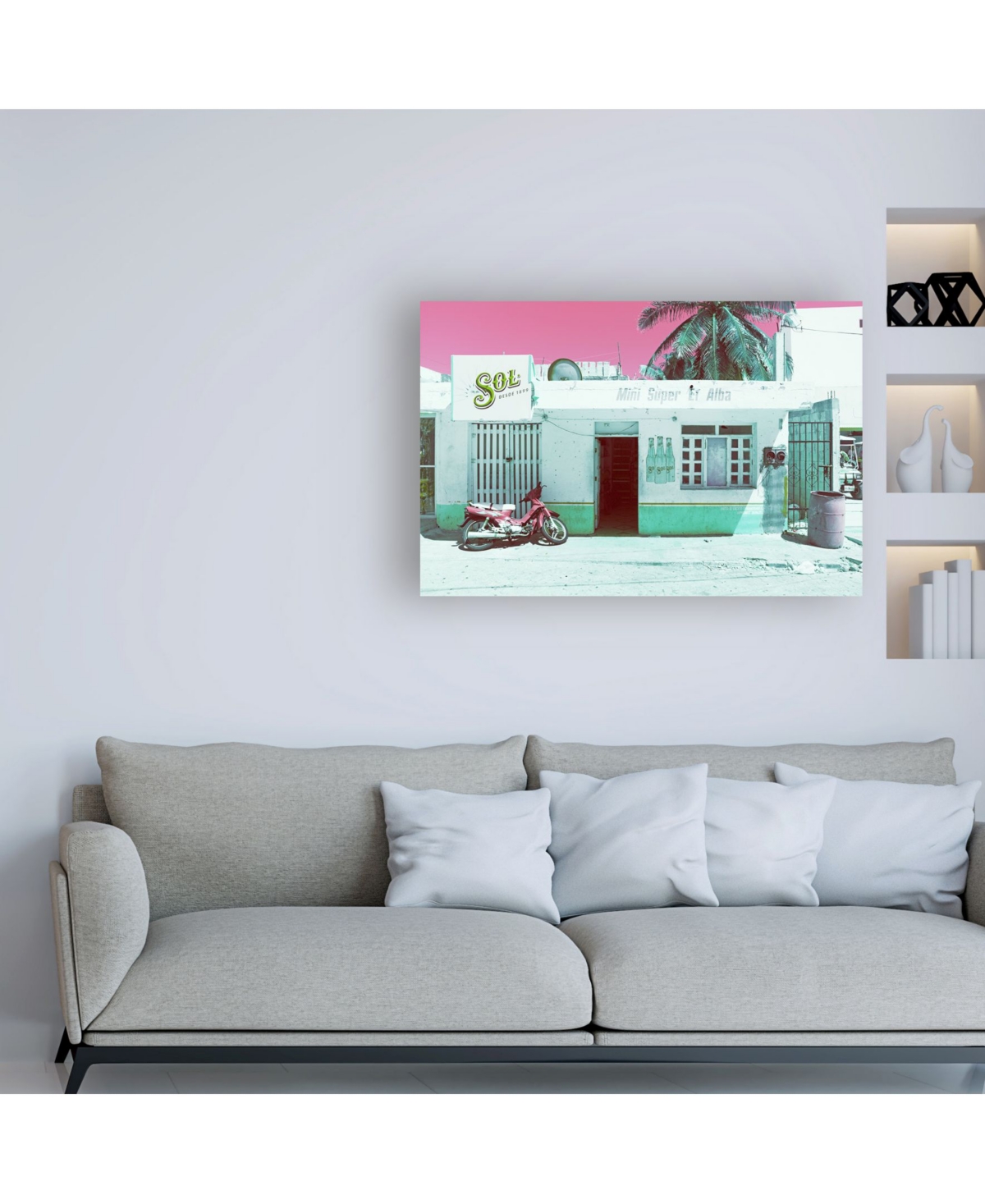 Philippe Hugonnard Viva Mexico Mini Supermarket Vintage Iii Canvas Art -