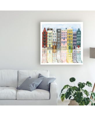 Grace Popp Neighborhood II Canvas Art - 19.5" x 26"