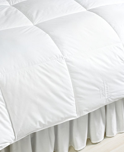 Lauren Ralph Lauren Lightweight Down Alternative Comforters, Lite Loft Polyester Fill, 100% Cotton Cover