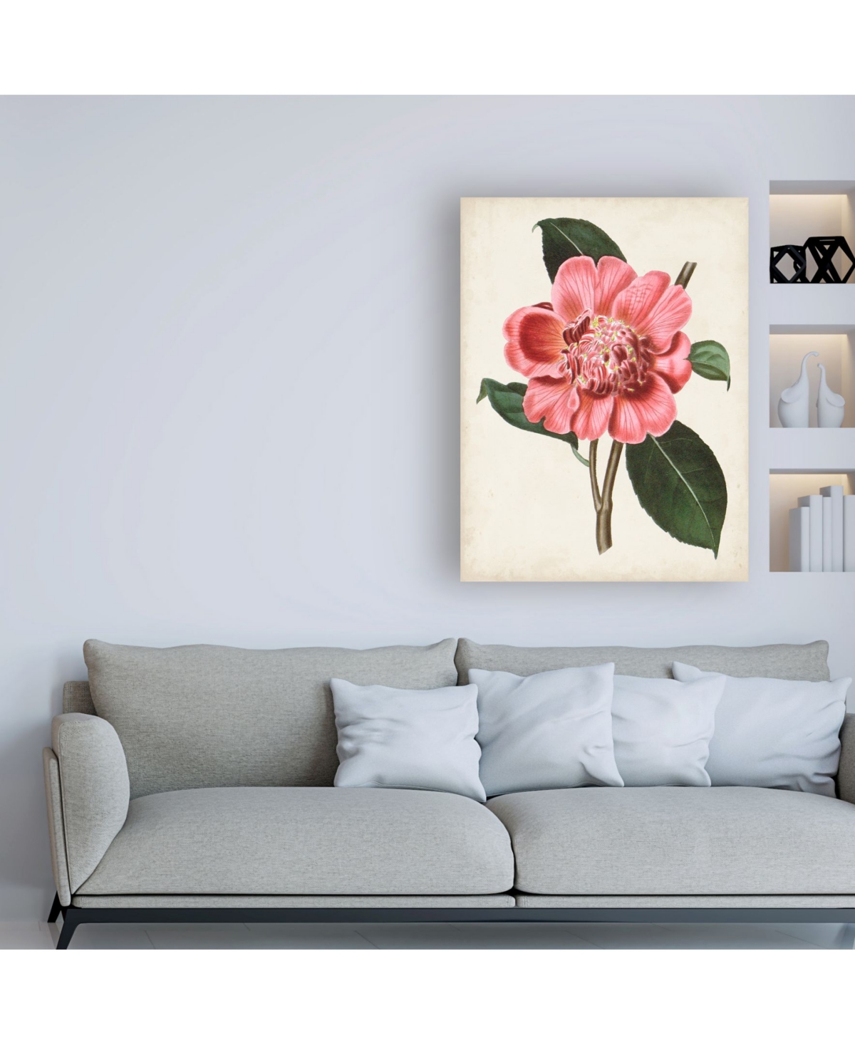 Curtis Carnelian Blooms I Canvas Art -