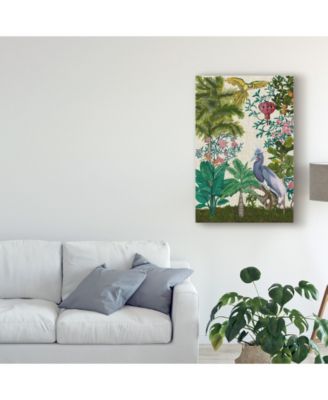 Naomi Mccavitt Paradis Chinoiserie I Canvas Art - 20" x 25"