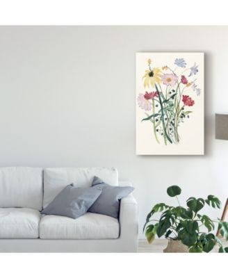 Trademark Global Grace Popp Wildflower Watercolor I Canvas Art - 20" x 25"