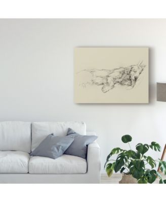 Ethan Harper Dog Days III Canvas Art - 37" x 49"