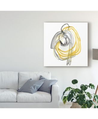 Trademark Global June Erica Vess String Orbit II Canvas Art - 27" x 33"