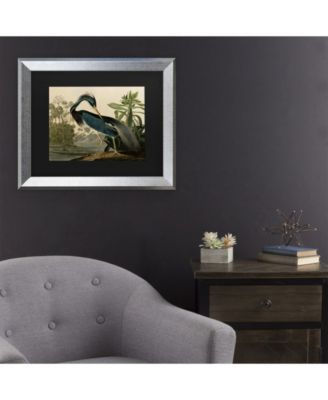 John James Audubon Louisiana Heron Matted Framed Art - 27" x 33"