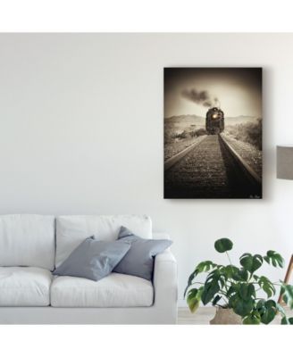 Trademark Global David Drost Train Arrival II Canvas Art - 20" x 25"