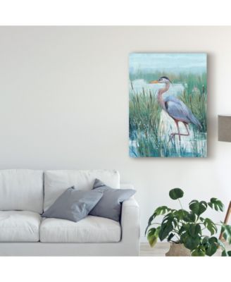 Tim Otoole Marsh Heron II Canvas Art - 20" x 25"