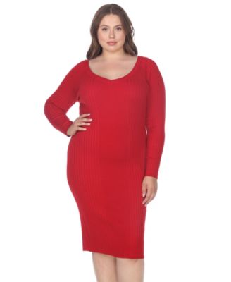 macys plus size white dresses