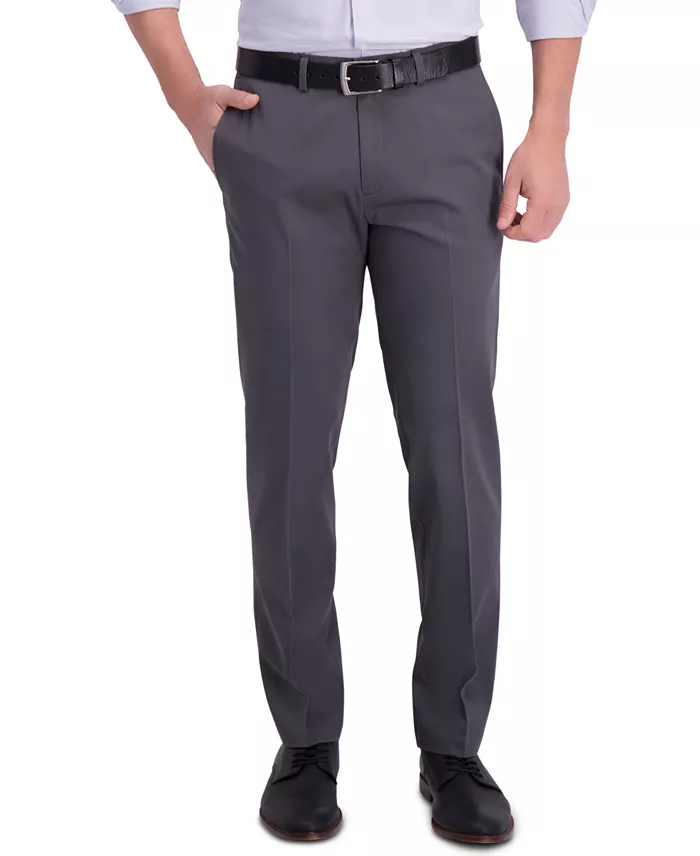 Men’s Iron Free Premium Khaki Straight-Fit Flat-Front Pant - thumbnail 4