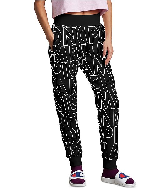Champion Reverse Weave Logo Print Joggers Reviews Pants