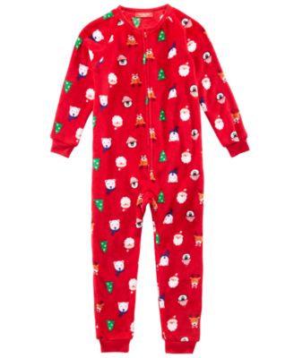 Family Pajamas - Toddler, Little & Big Boys & Girls 1-Pc. Festive Fleece Pajama