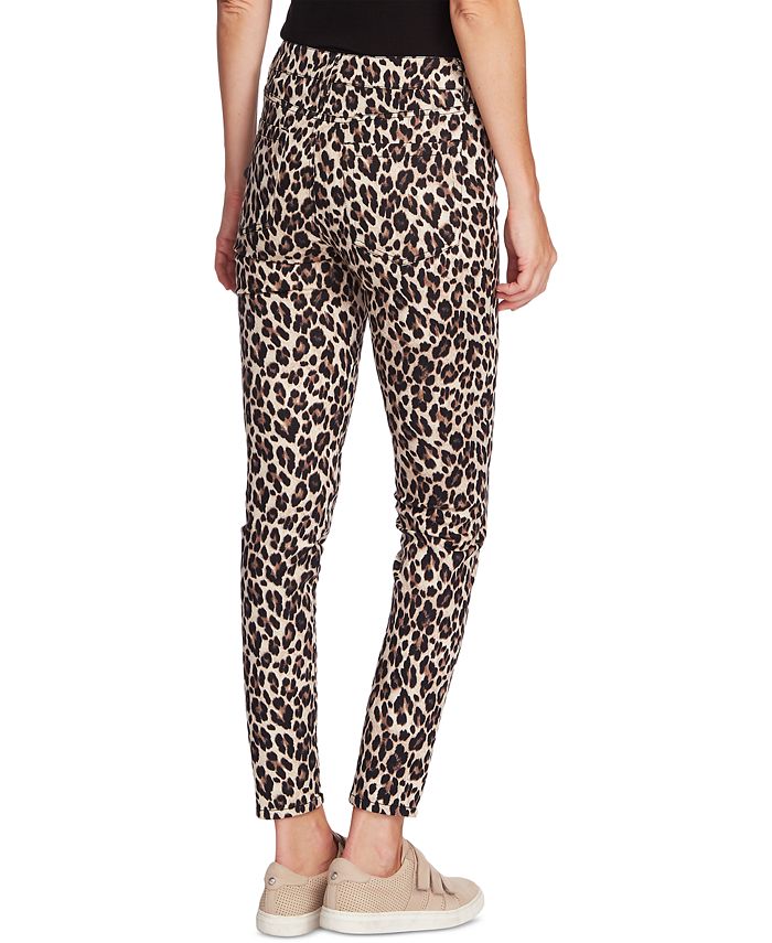 Vince Camuto Leopard-Print Skinny Jeans & Reviews - Jeans - Women - Macy's