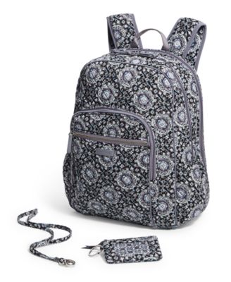 charcoal medallion vera bradley backpack