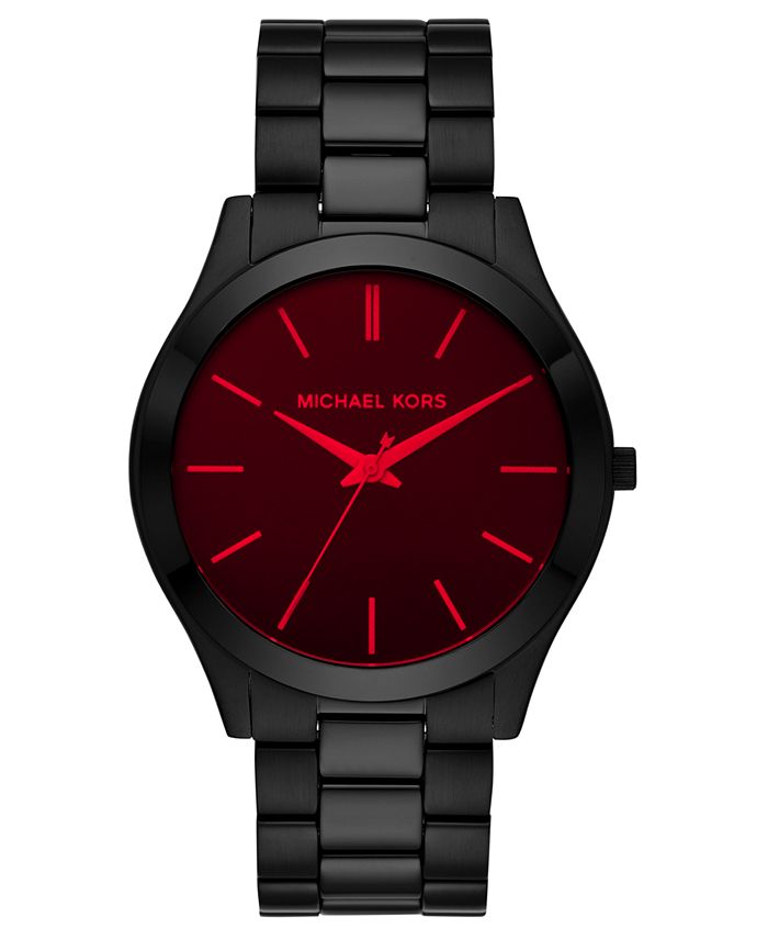 Michael Kors Sim Runway Quartz Black Dial Men's Watch and Wallet Set MK1044  796483536401 - Watches, Sim Runway - Jomashop