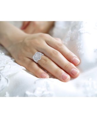 Diamond Heart Ring (1 ct. t.w.) in 14k White or Rose Gold