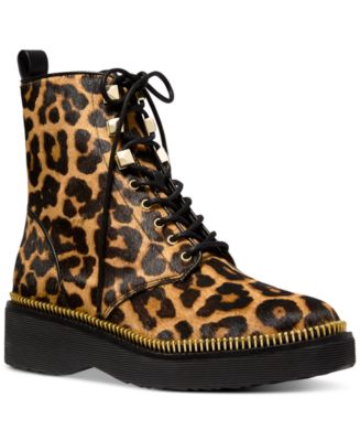 Michael Kors Calf Hair Haskell Combat Boot & Reviews - Boots - Shoes -  Macy's