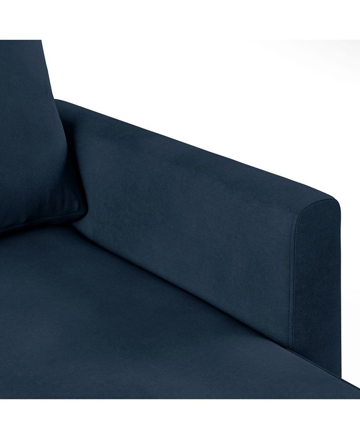 Novogratz Collection NovoGratz Chapman Velvet Sectional Sofa with