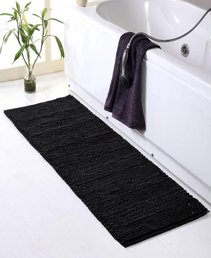 Affinity Linens Braided and Loop Chenille Oversized 22" x 60" Bath Rugs