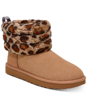 image of Ugg Women-s Fluff Mini Quilted Boots