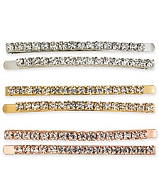 Tri-Tone 6-Pc. Set Crystal Bobby Pins, Created for Macy's