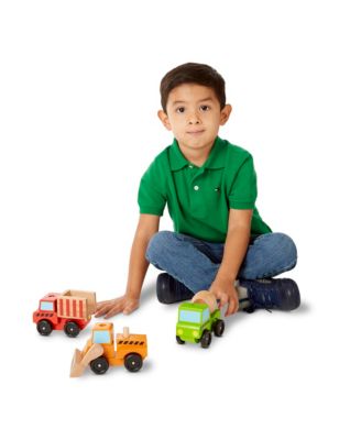Melissa and Doug - Stacking Construction Vehicles