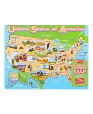 Melissa and Doug - USA Map Jigsaw Puzzle