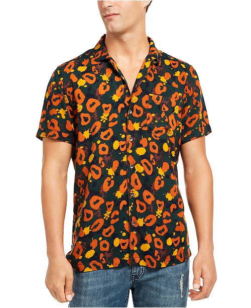 Inc International Concepts Inc Men S Abstract Animal Print Shirt