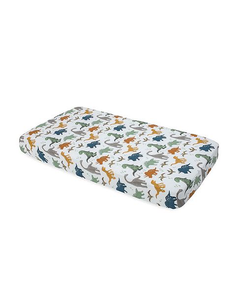 Little Unicorn Dino Friends Cotton Muslin Crib Sheet Reviews All
