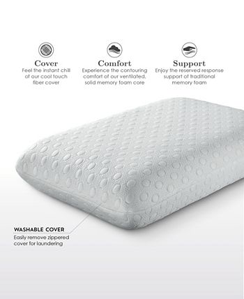 FabricTech - Fabric Tech Cool Cover Memory Foam Pillow