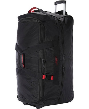A. Saks 31" Wheeled Expandable Duffel In Black