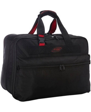 A. Saks 21" Expandable Soft Carry On Suitcase In Black