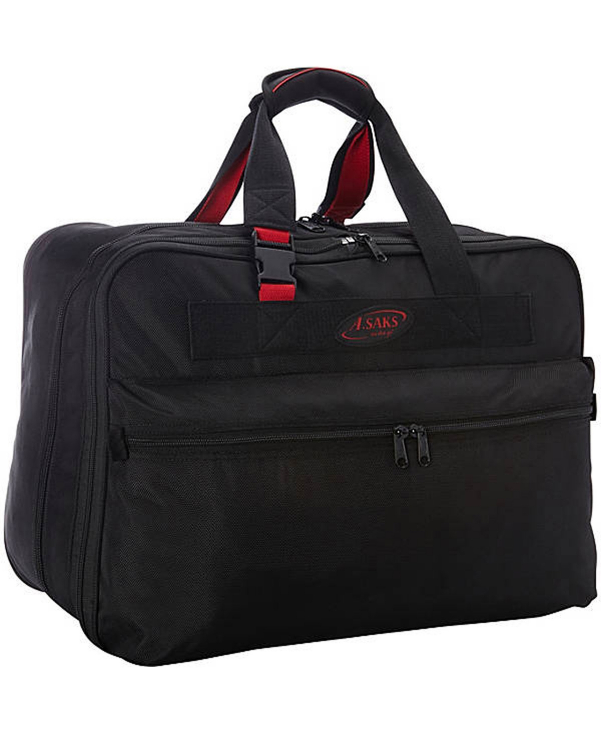 21" Expandable Soft Carry on Suitcase - Black