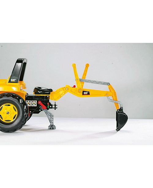 Rolly Toys Cat Kid Backhoe Pedal Tractor With Front Loader