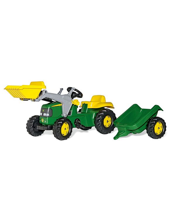 Rolly Toys John Deere Kid Pedal Tractor with Front Loader and Removable ...