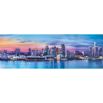 MasterPieces Detroit 1000 Piece Panoramic Jigsaw Puzzle for Adults