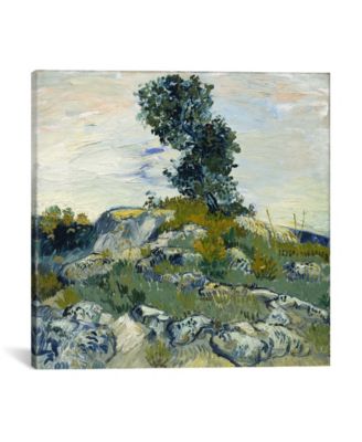 The Rocks by Vincent Van Gogh Wrapped Canvas Print - 26" x 26"