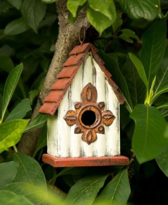 Distressed Solid Wood Birdhouse