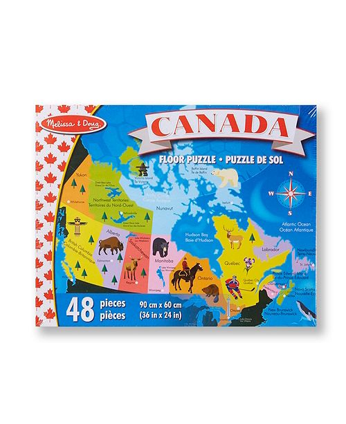 Canada Map Floor 48 Pc