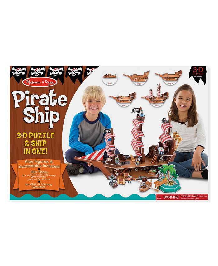 Melissa and doug pirate ship puzzle top