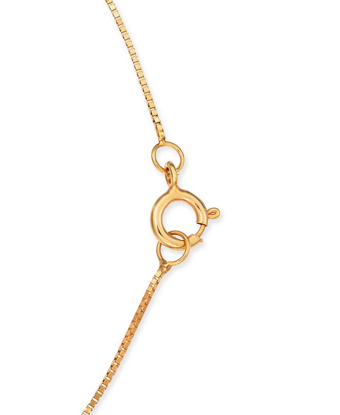 Macy's - Pink Amethyst (6-1/10 ct. t.w.) & Diamond (1/20 ct. t.w.) 18" Pendant Necklace in 14k Rose Gold
