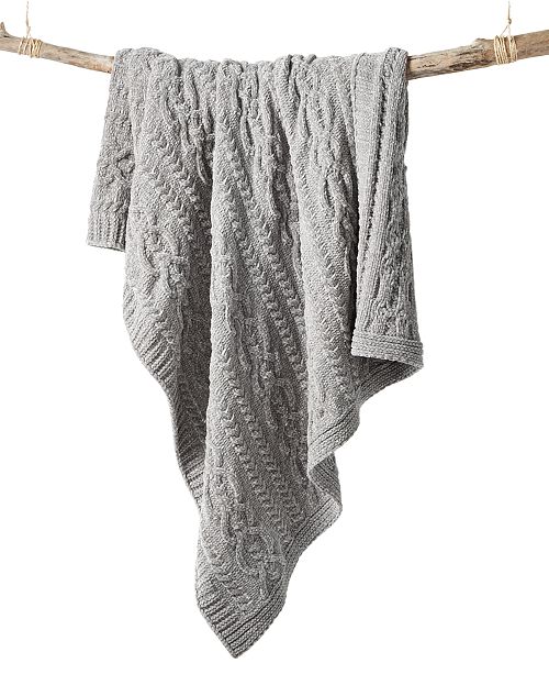 Martha Stewart Collection Chenille Throw, Created for Macy's & Reviews