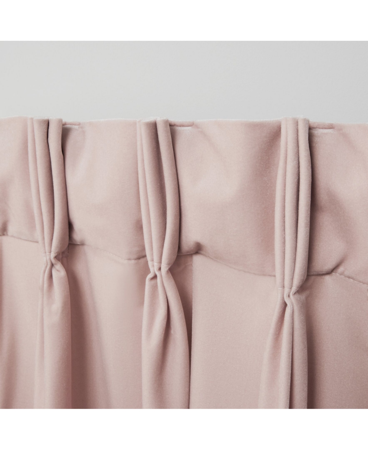 Exclusive Home Curtains Velvet Heavyweight Pinch Pleat Curtain Panel Pair, 27" X 63" In Pink