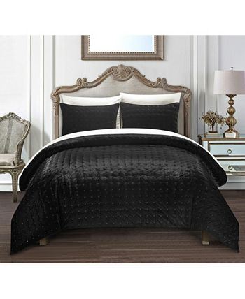 Chic Home - Chyna 7 Piece King Bed In a Bag Comforter Set