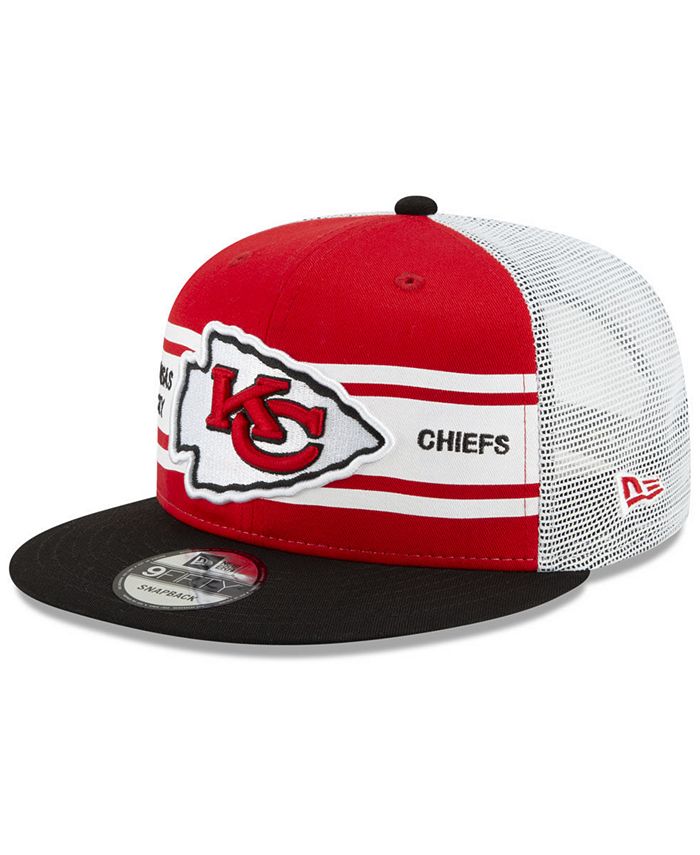 Kansas City Chiefs New Era Classic Trucker 9FIFTY Snapback Hat - Red