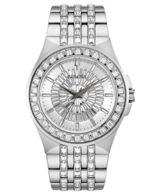 Bulova - Men's Phantom Stainless Steel Bracelet Watch 42mm