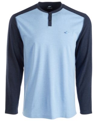 Greg Norman - Men's Colorblocked Henley Shirt