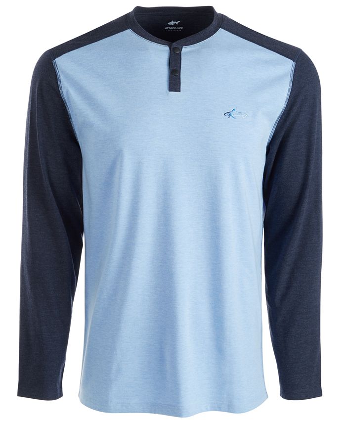 Greg Norman Men s Colorblocked Henley Shirt Macy s